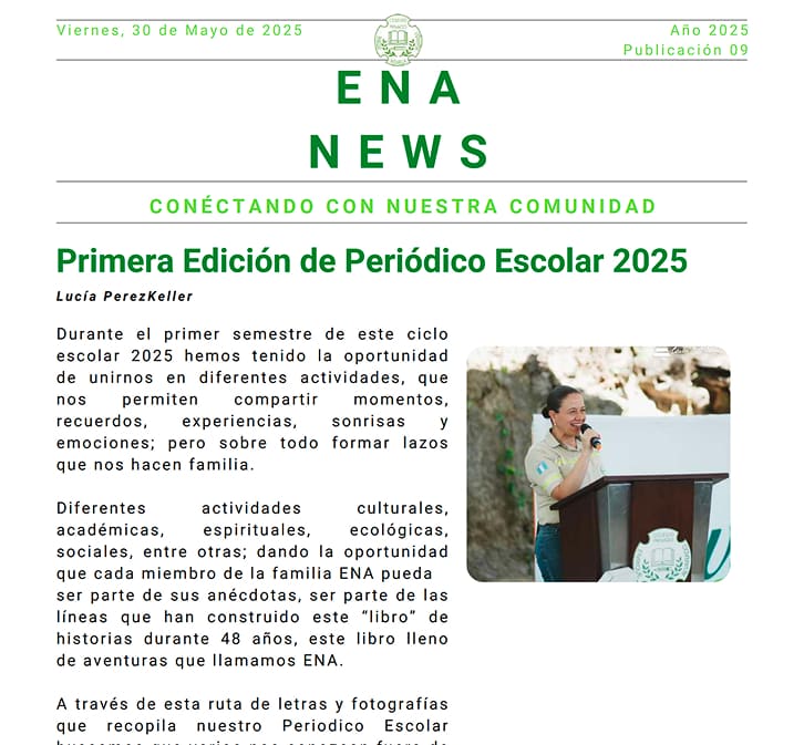 Primera Edición del Periódico Escolar 2025